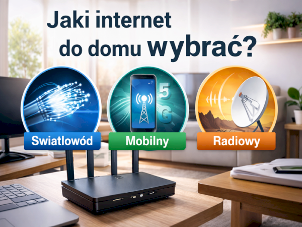 Jaki internet do domu 2026? Kompletny przewodnik: światłowód, 5G czy radiowy?