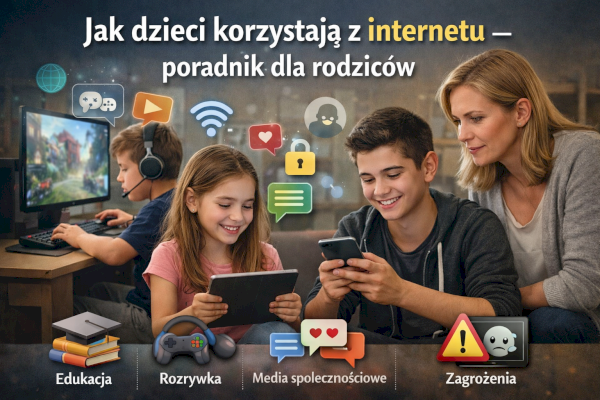 Jak dzieci korzystają z internetu – poradnik dla rodziców